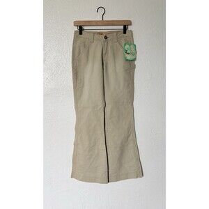 Periscope Women's Vintage Y2K Beige Flare Leg Pants Size 1 NWT